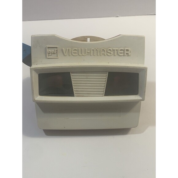 Vintage 1970’s GAF View-Master Viewer Red & White VTG Toy Stereoscope #1 - Picture 1 of 4